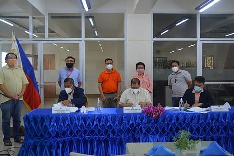 NEGROS. Three state universities and colleges in Negros Occidental forge an agreement to boost partnership and collaboration at the Carlos Hilado Memorial State College-Talisay Campus on Wednesday, September 23. (Contributed photo)