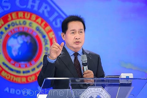 Pastor Apollo Quiboloy. 