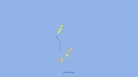 Batanes map. (Google Maps)