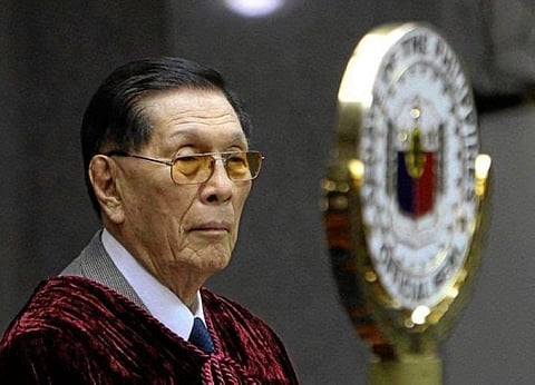 Former Senator Juan Ponce Enrile. 
