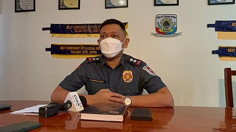 CEBU. Police Liutenant Colonel Randy Caballes, chief of Talisay City Police Station. (Benjie Talisic)