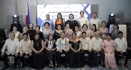 RC Bacolod West Celebrates 34 Years, Inducts New Members