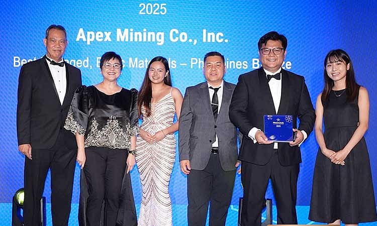 Apex Mining Wins Bronze as Asia's Best Managed Company