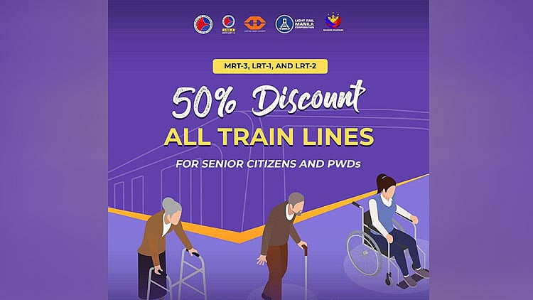Marcos launches 50% train fare discount for seniors, PWDs