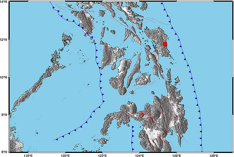 M6.1 quake jolts Eastern Samar