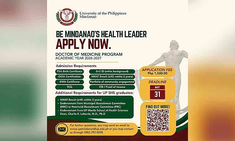 UPMin Opens School of Medicine for AY 2026–2027