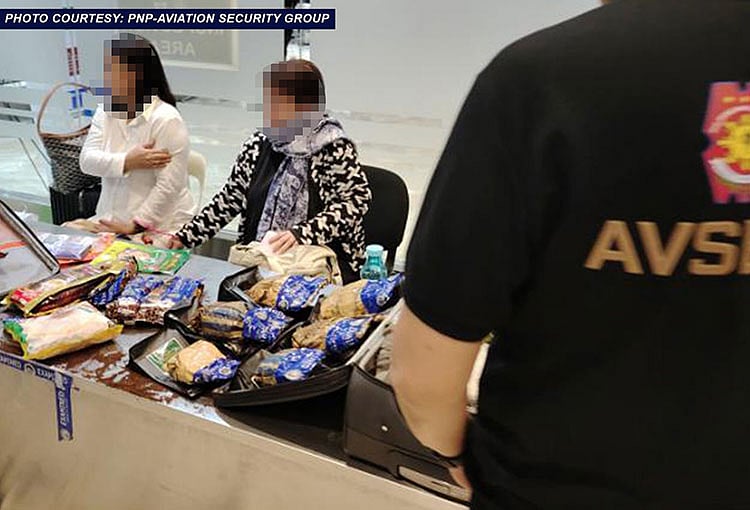 P56.6M shabu seized at NAIA; 2 passengers arrested