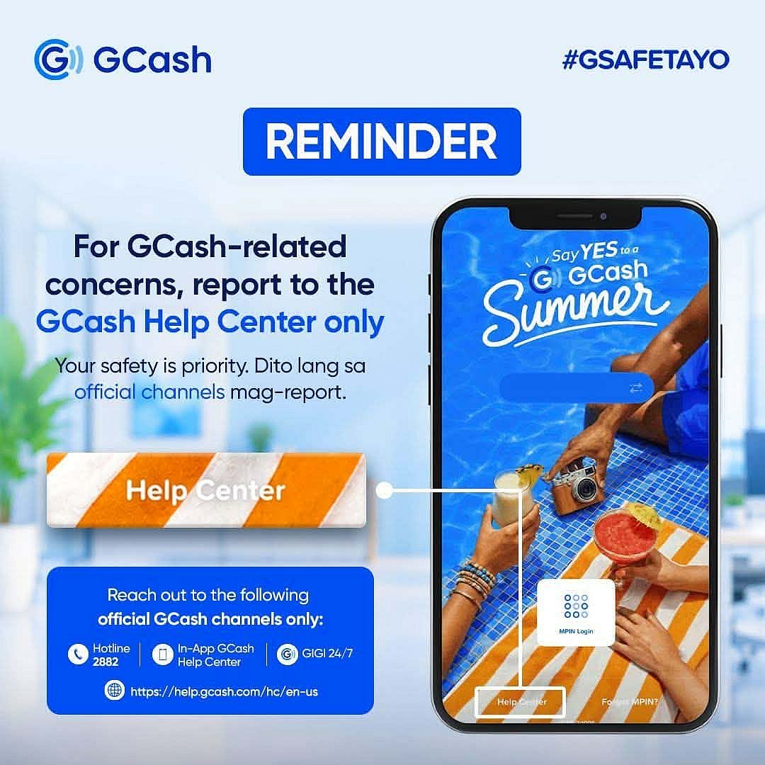GCash strengthens user support through official help channels, security features