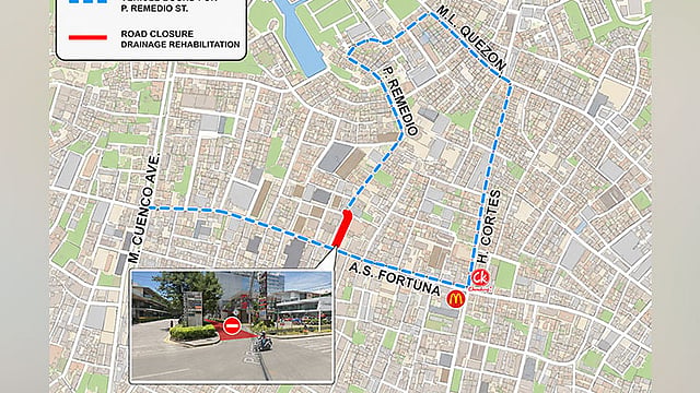 Month-Long Mandaue Road Closure on P. Remedio St.
