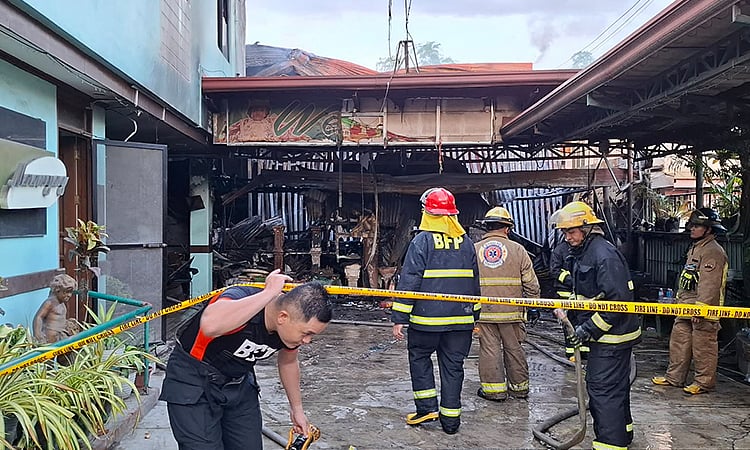 German national, nakalas sa sunog