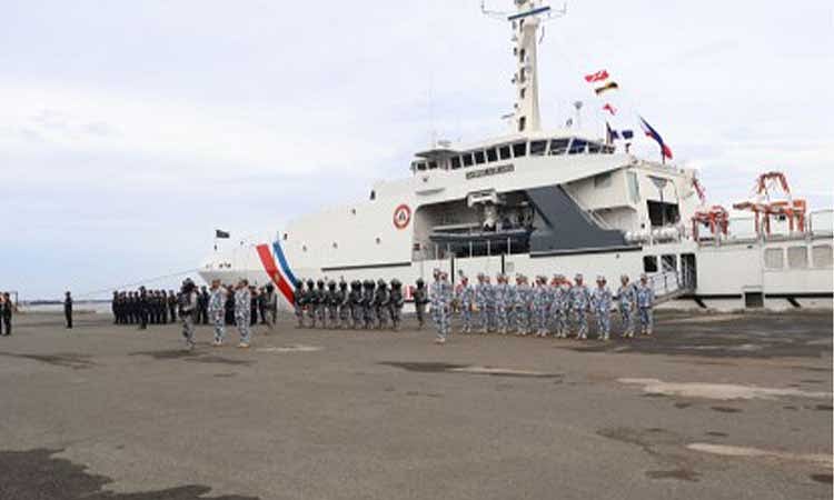 PCG sends off BRP Gabriela Silang for RIMPAC exercise in Hawaii