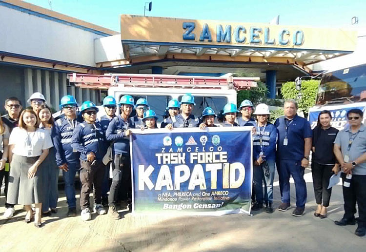 Zamcelco assists power restoration in quake-hit Ge