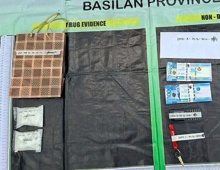1 HVT arrested, P680,000 shabu seized in Basilan