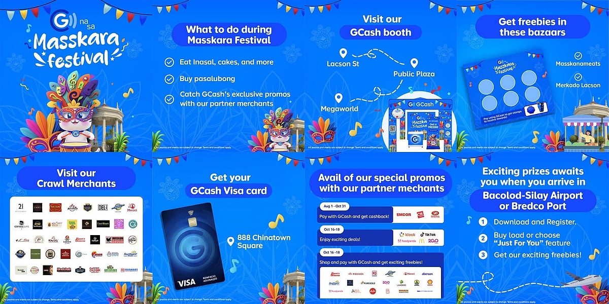 GCash offers exclusive deals at Bacolod's MassKara 2026