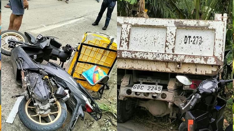 Parcel delivery rider killed in road collision in Dumanjug
