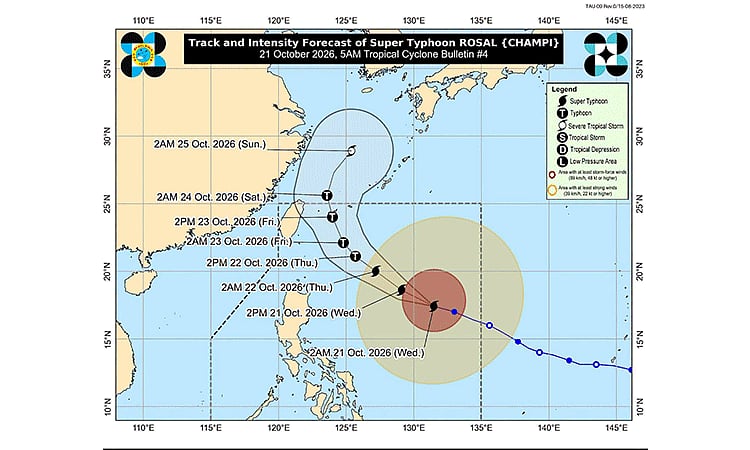 Rosal to bring heavy rains, strong winds to parts of N.Luzon