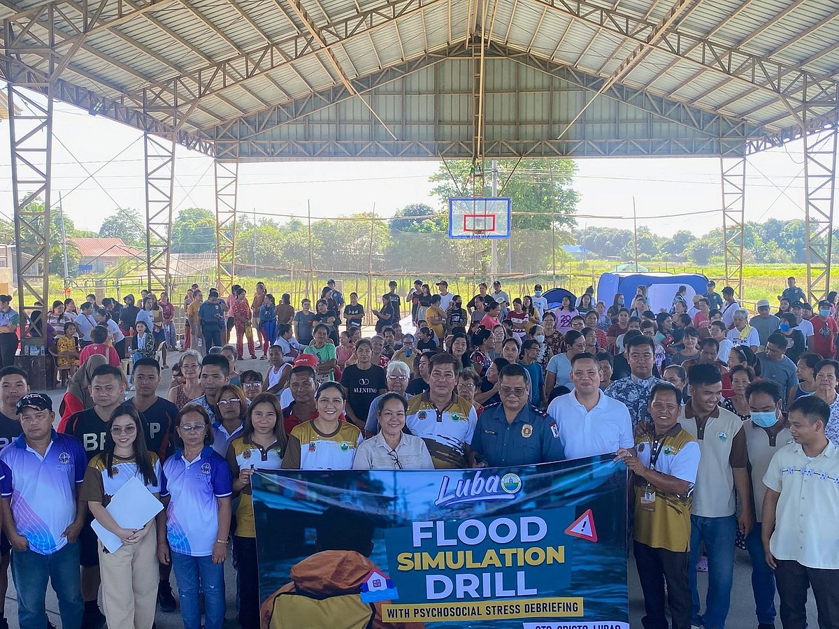 Flood drill held in Lubao town