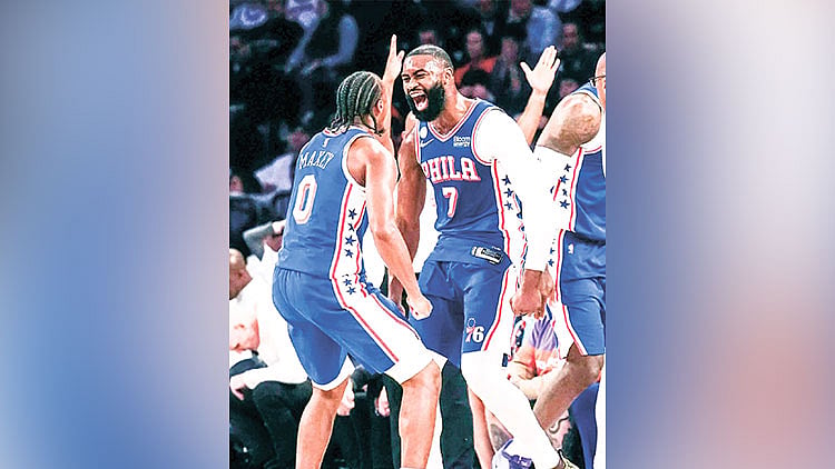 Gipayukbo sa Sixers ang Knicks