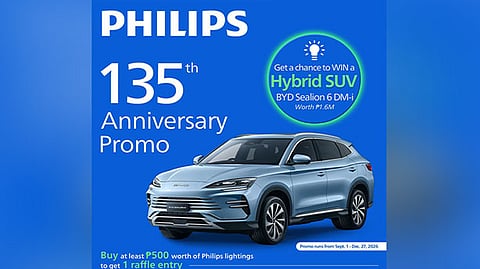 Philips marks 135 years of lighting with ₱1.6M SUV giveaway