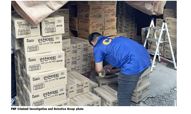 P1M unregistered canned meat seized in Angeles City