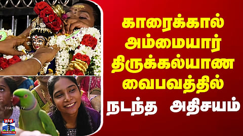 Karaikal | காரைக்கால் அம்மையார் திருக்கல்யாண வைபவத்தில் நடந்த அதிசயம்