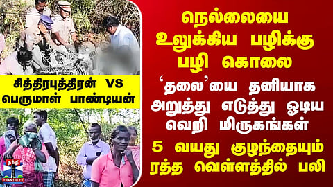 Nellai Murder | Shocking Revenge Killing in Tirunelveli – Suspects Allegedly Fled After Mutilating the Victim, Sparking Outrage