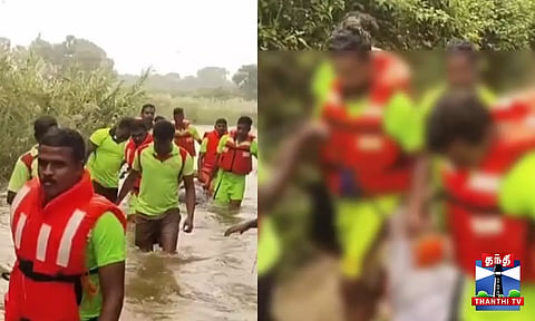 கொசஸ்தலை ஆற்று வெள்ளத்தில் அடித்து செல்லப்பட்ட முதியவர் சடலமாக மீட்பு...3 நாட்களுக்கு பின் சடலத்தை கண்டெடுத்த தீயணைப்புத் துறையினர்