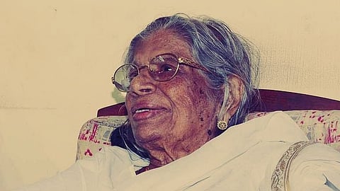 Veteran Communist leader K R. Gouri Amma 