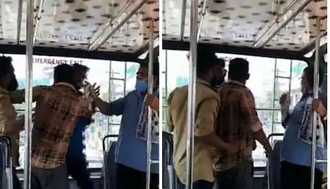 ബസ് ചാര്‍ജില്‍ ഒരു രൂപ കുറഞ്ഞു, യുവാവിന് കണ്ടക്ടറുടെ മര്‍ദ്ദനം; ദൃശ്യങ്ങള്‍ പുറത്ത്