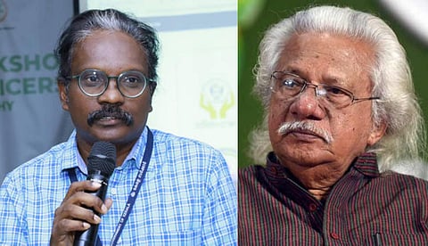 'ഇത്തരം തോന്നലുകൾ ഉണ്ടാകുന്നത് പ്രത്യേക തരം കണ്ണാടി ഉപയോഗിക്കുന്നത് കൊണ്ടാണ്‌'; അടൂർ ഗോപാലകൃഷ്ണനെതിരെ ഡോ.ബിജു