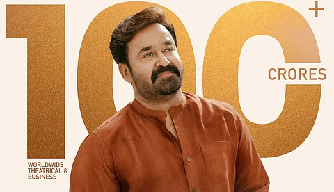 തുടർച്ചയായി മൂന്നാം 100 കോടി ക്ലബ് ചിത്രം;വമ്പൻ നേട്ടവുമായി മോഹൻലാൽ