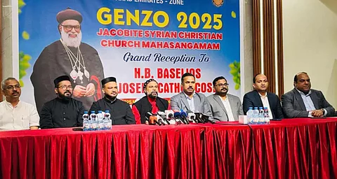 ആ​ബൂ​ൻ മാ​ർ ബ​സേ​ലി​യോ​സ് ജോ​സ​ഫ് ക​ത്തോ​ലി​ക്ക ബാ​വ​ക്ക്​ യുഎഇയില്‍ സ്വീകരണം