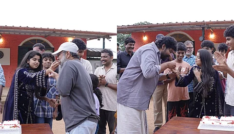 ‘വരവ്’ സെറ്റിൽ പിറന്നാൾ ആഘോഷിച്ച് 'ബെൻസിന്റെ മകൾ' അമൃതവർഷിണി