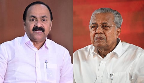 നിയമസഭാ തെരഞ്ഞെടുപ്പ്: രണ്ടാം റൗണ്ടിൽ പിണറായി വിജയനും വി.സതീശനും പിന്നിൽ