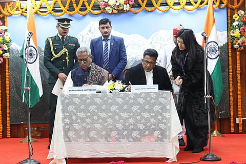 Justice A. Muhamed Mustaque sworn in as Chief Justice of Sikkim High Court