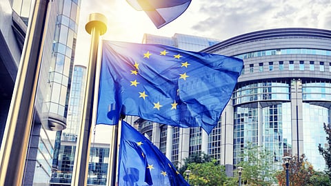 EU flags waving in front of European Parliament building. Brussels, Belgium
EU flags waving in front of European Parliament building in Brus.
ROYALTY-FREE STOCK PHOTO
EU flags waving in front of European Parliament building in BrusDOWNLOAD PREVIEW 
EU flags waving in front of European Parliament building. Brussels, Belgium
eu parliament,parliament building,european parliament,eu flags,belgium,brussels,building,european,flags,parliament,architecture,background,bank,banner,belgian,blue,business,capital,central,city,commission,community,council,country,crisis
More
ID 61190230 © Paulgrecaud/Dreamstime.com