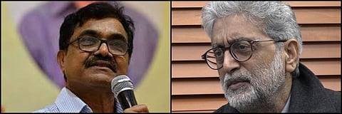 Public hunger strike to protest the false anti-national charges registered against intellectuals