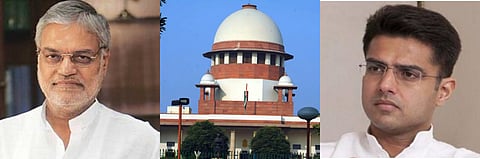 Rajasthan Speaker moves Supreme Court against HC order restraining him from deciding on disqualification of 19 Congress MLAs  