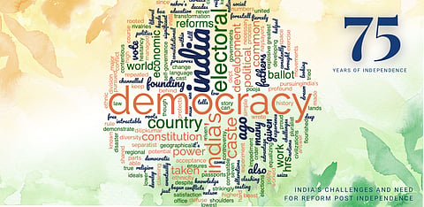 Strength of democracy lies in its institutions
