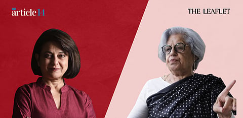From Shame To ‘I Want To Live’ Indira Jaising Talks To Namita Bhandare | Article 14 and The Leaflet
