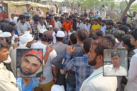 कार में जले मिले दो युवकों के शव, गोरक्षकों पर हत्या का आरोप