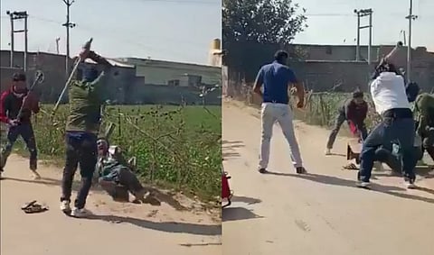 Punjab: संगरूर में एक शख्स को बेरहमी से पीटा, वीडियो वायरल, एक गिरफ्तार
