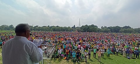 कोलकाता में आयोजित  विशाल जनसभा