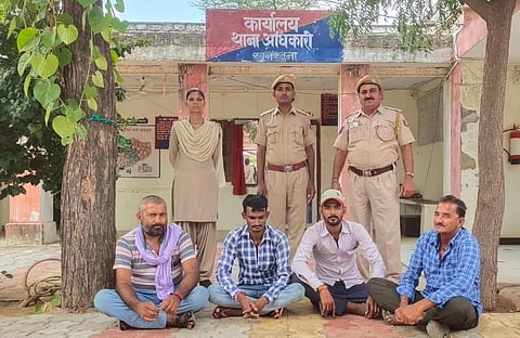 राजस्थान। मुस्लिम कबाड़ी को पीटने वाले आरोपी पुलिस गिरफ्त में।