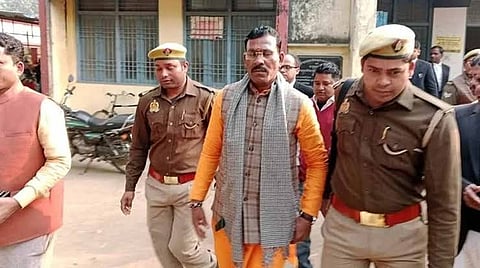 पुलिस ने विधायक को किया गिरफ्तार।