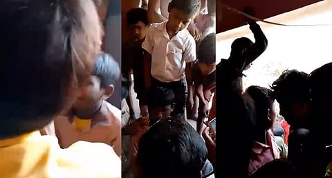 सोशल मीडिया पर वायरल वीडियो का अंश.