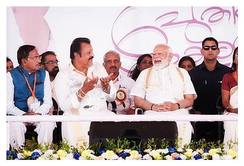 प्रधान मंत्री ने अप्रत्यक्ष रूप से जनवरी में सुरेश गोपी की उम्मीदवारी का संकेत दिया था।