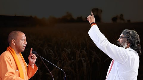 योगी बोले- 'झारखंड के किसान आत्महत्या कर रहे', लेकिन भाजपा शासित राज्यों के आंकड़े भी चिंताजनक