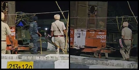 पंजाब पुलिस ने शंभू बॉर्डर पर किसानों के धरने को क‍िया समाप्त, टेंटों को किया ध्वस्त