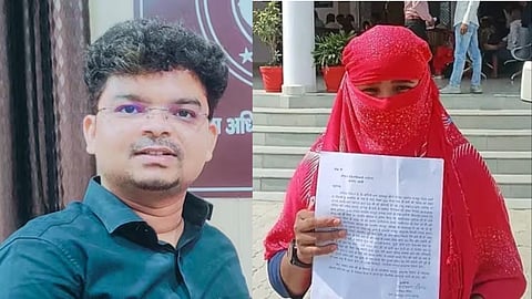 एसडीएम आशुतोष तिवारी और दलित पीड़िता 